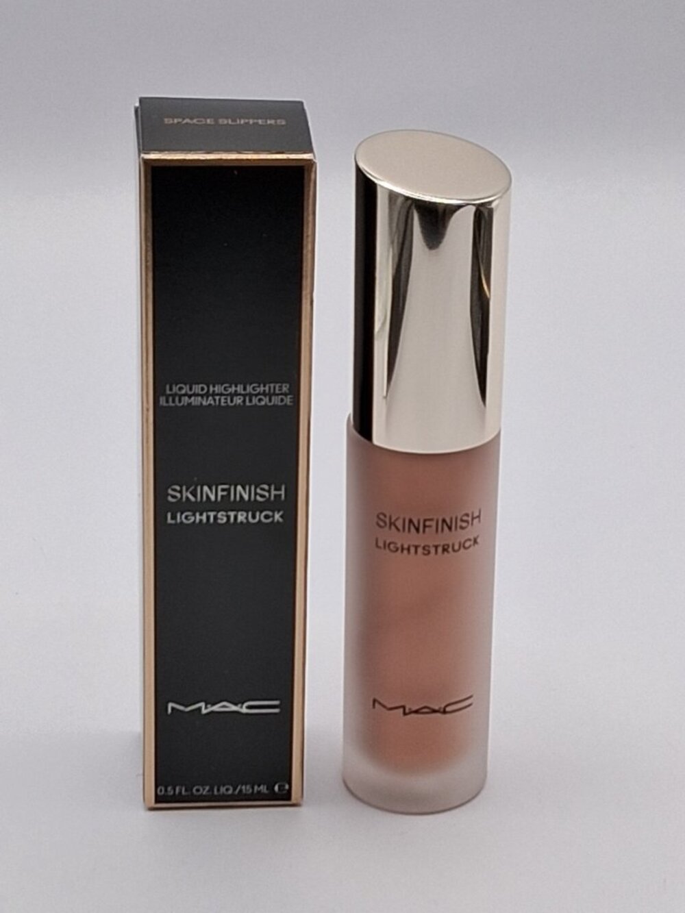 MAC Skinfinish Lightstruck Liquid Highlighter Space Slippers 0.5 fl oz New